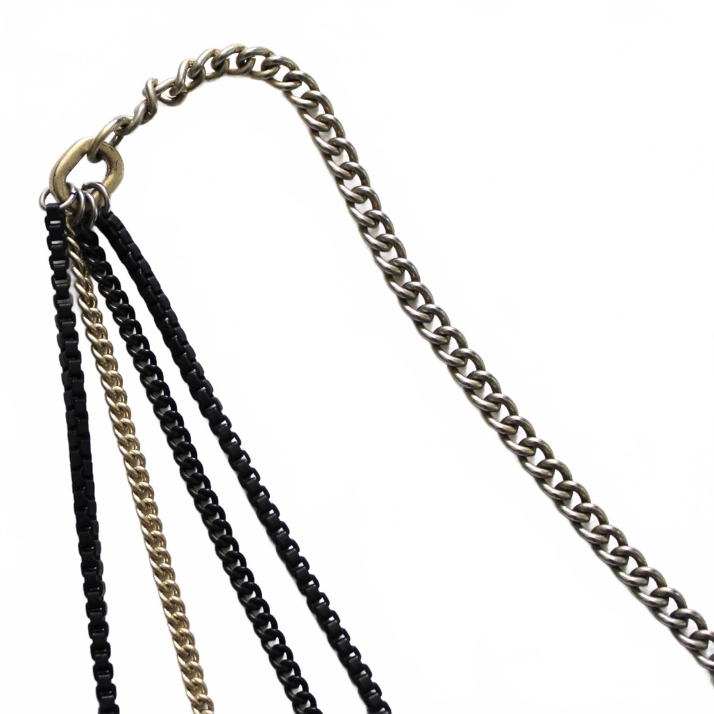 Necklace, Lia Sophia, Chain Style Black Goldtone - Picture 2 of 4